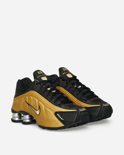 Nike Wmns Nike Shox R4 Black/Metallic Gold Sneakers Low AR3565-005