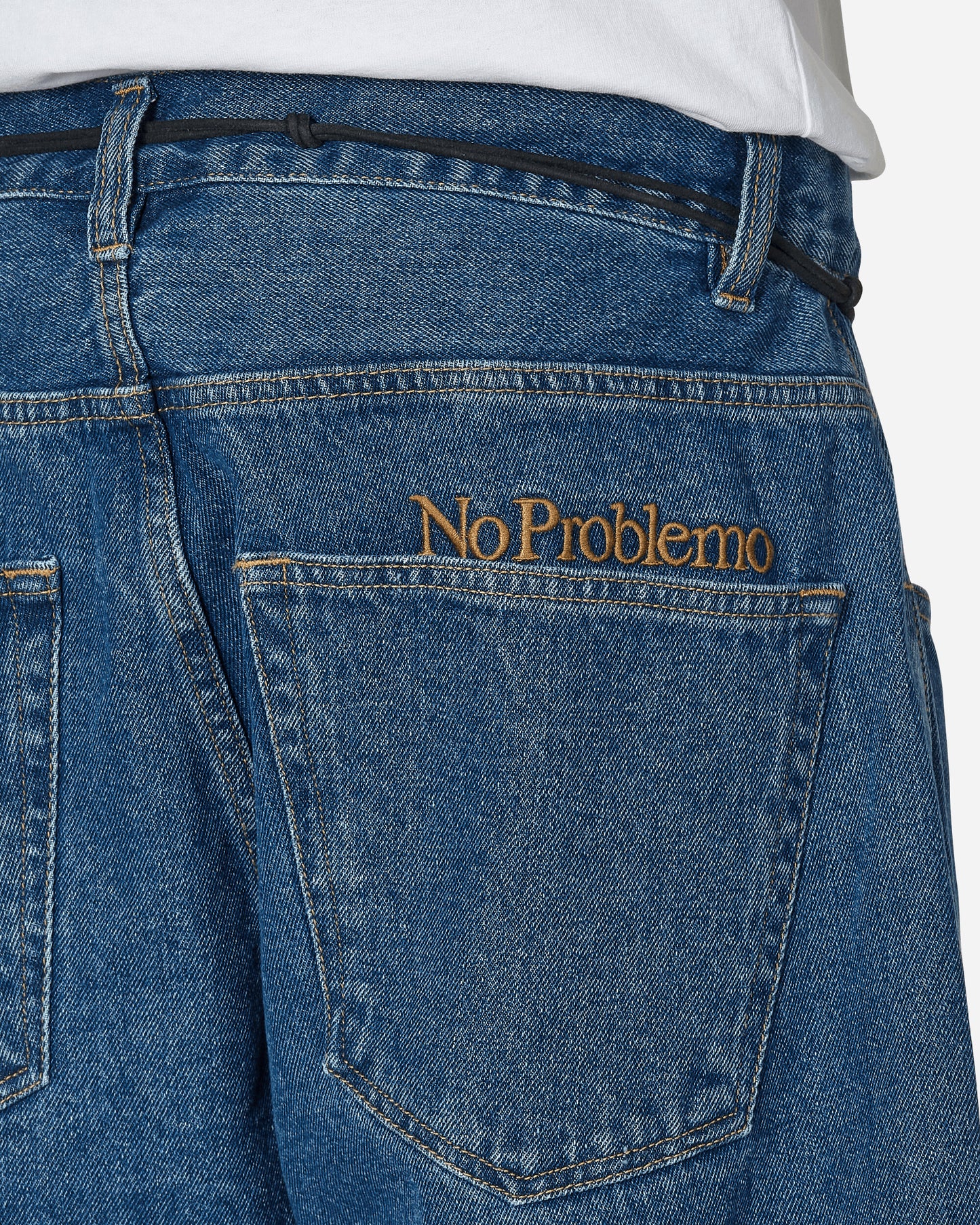 No Problemo No Problemo Denim Loose Fit Shorts Blue Shorts Denim Short NPAR30204 BLUE