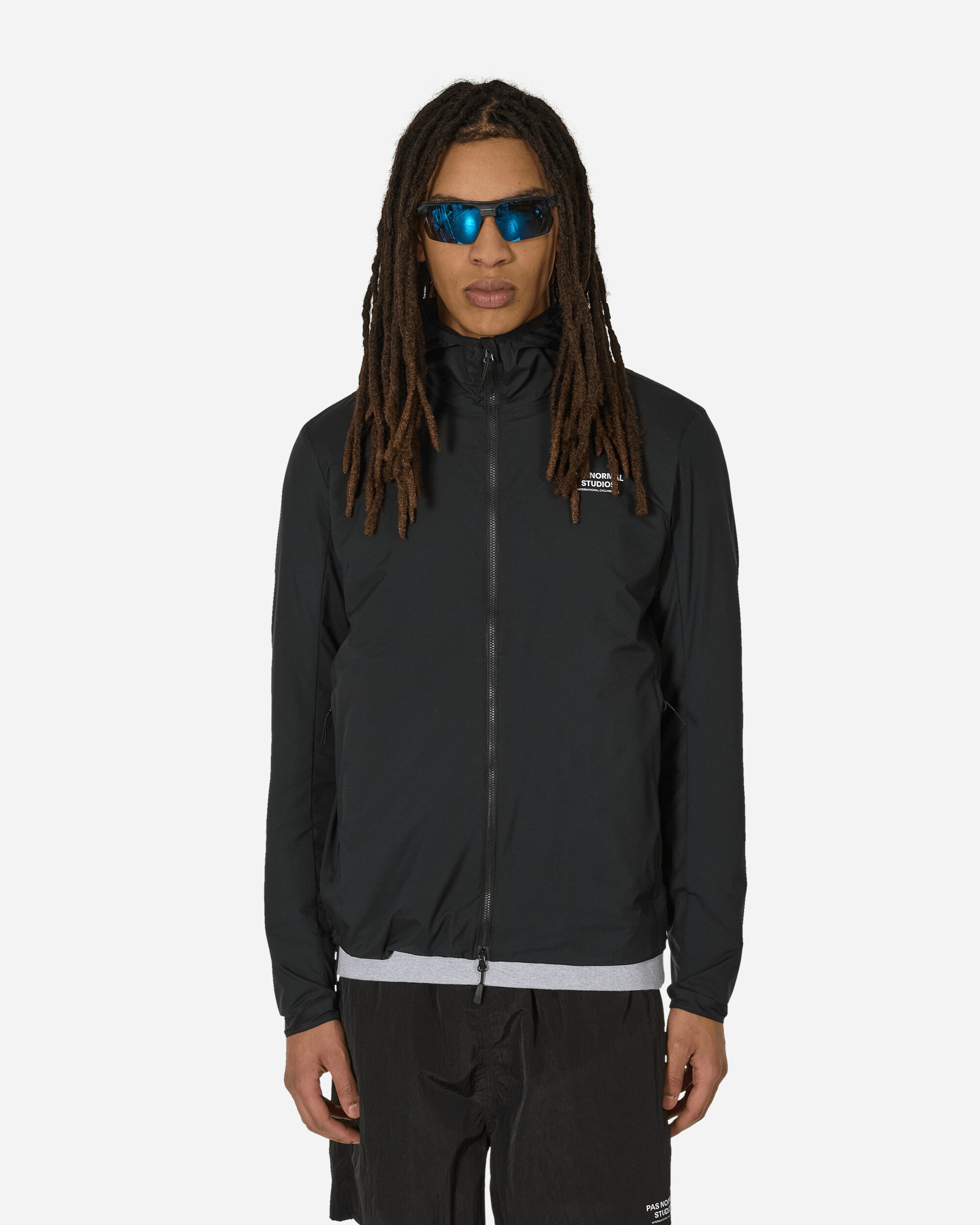 Pas Normal Studios Off-Race Stow Away Jacket Black Coats and Jackets Windbreakers ME3374G 999