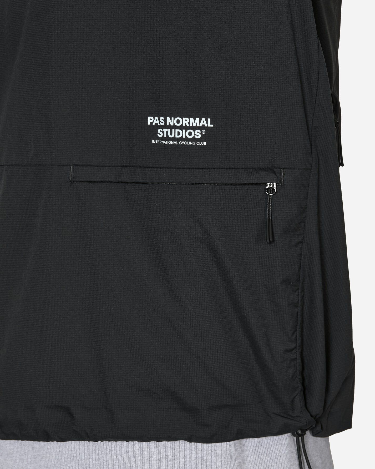 Pas Normal Studios Off-Race Stow Away Jacket Black Coats and Jackets Windbreakers ME3374G 999