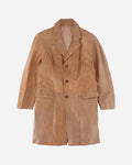 Pezze Vintage Neapolitan Leather Single Line Trench Beige Coats and Jackets Leather Jackets 472410 1