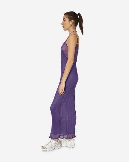 Priscavera Wmns Metallic Double Layer Dress Amethyst Dresses Dress Mid 003153-180 AT