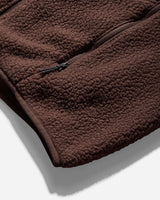 ROA Polartec Fleece Jacket Dark Brown Black Coats and Jackets Down Jackets RBMW0276FA212 BRW0023