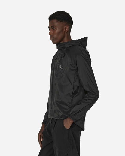 ROA Over Packable Windbreaker Black Reflective Coats and Jackets Jackets RBMW039FA21 BLK0001