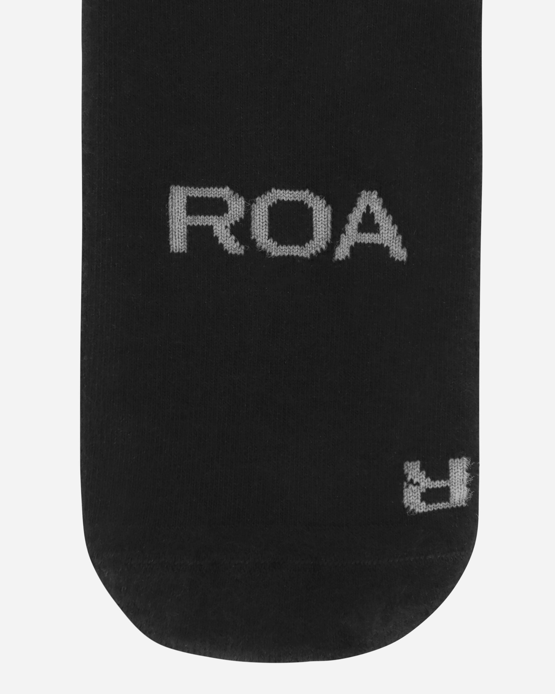 ROA Logo Socks Black Underwear Socks RBMW079YA04 BLK0001