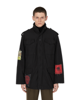 Slam Jam CCCP FEDELI ALLA LINEA - FIELD JACKET Black Washed Coats and Jackets Jackets SJAUJK01FA02 BLK001