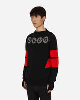 Slam Jam Devo Knitwear Black/Red Knitwears Sweaters BBM0014FA03 BLK0001