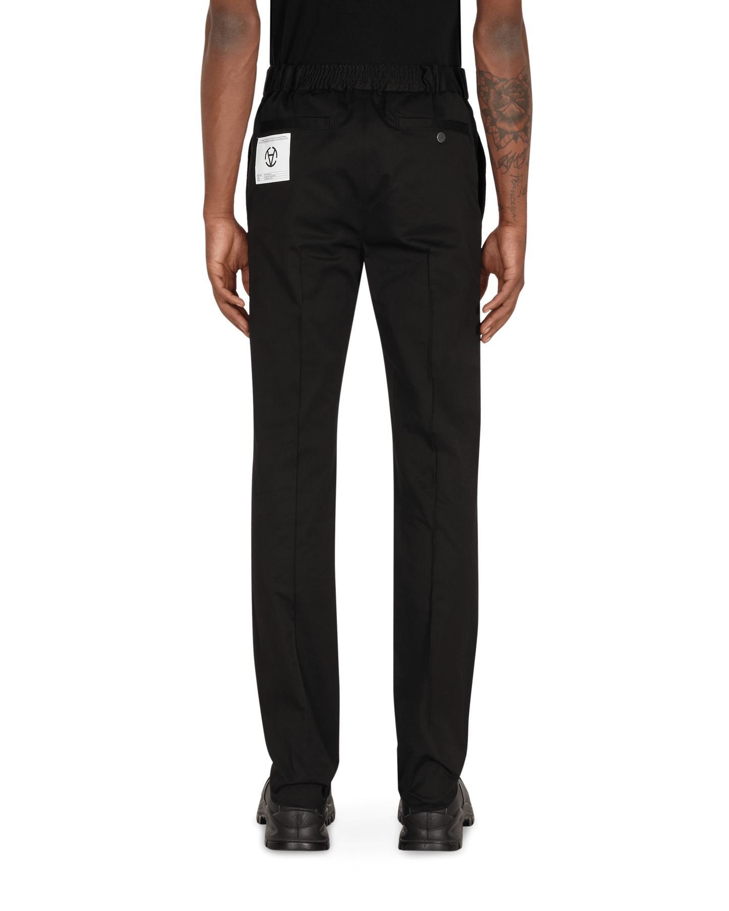 Slam Jam DIAGONAL ATTICA PANT Black Pants Trousers SJZMPA01FA01 BLK001