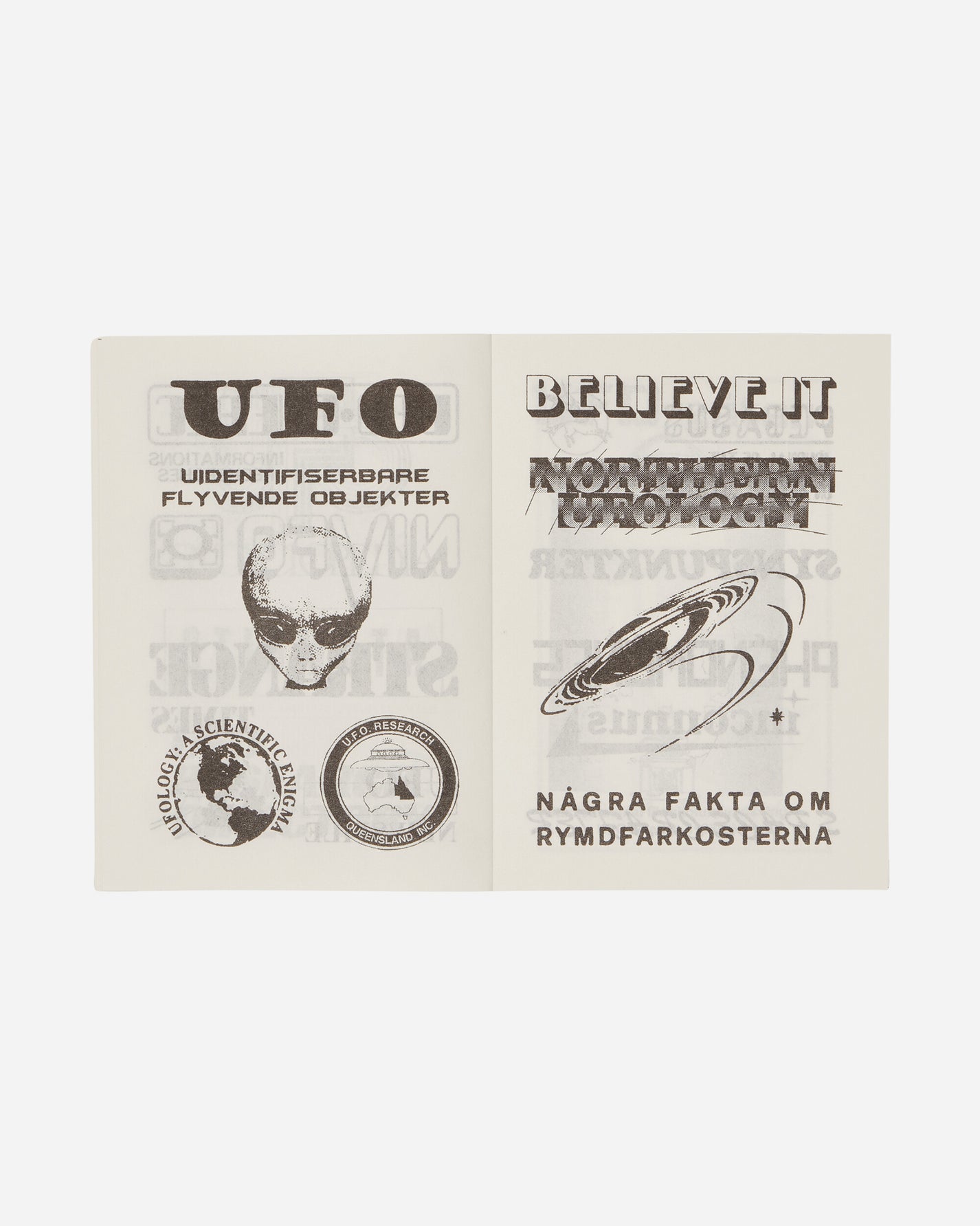 Sprint Magazines Kfax12: Logos Of The Early Ufology Scene Multicolor Books and Magazines Books SMKFAX12 1