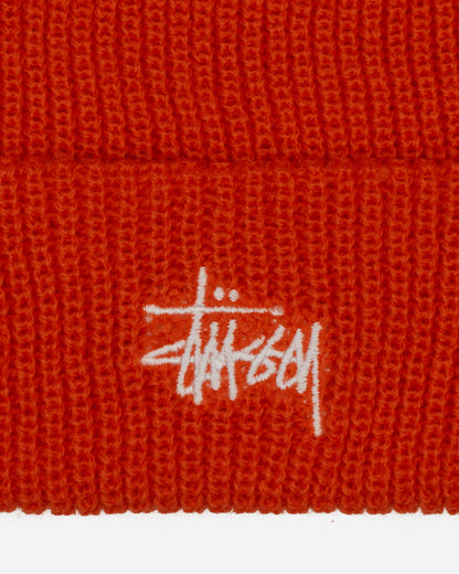 Stüssy Basic Cuff Beanie Habanero Hats Beanies 1321019 HABA