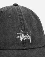 Stüssy Washed Basic Low Pro Cap Charcoal Hats Caps 1311118 0002