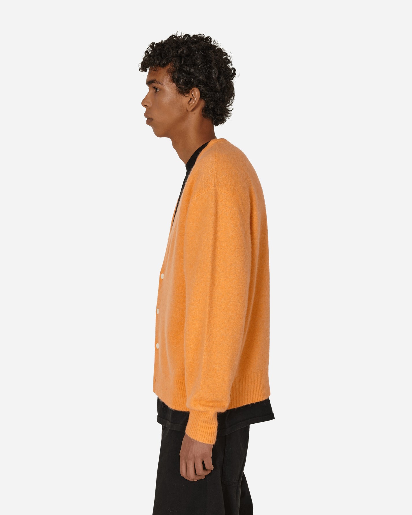 Stüssy Brushed Cardigan Peach Knitwears Cardigans 117207 PEAC