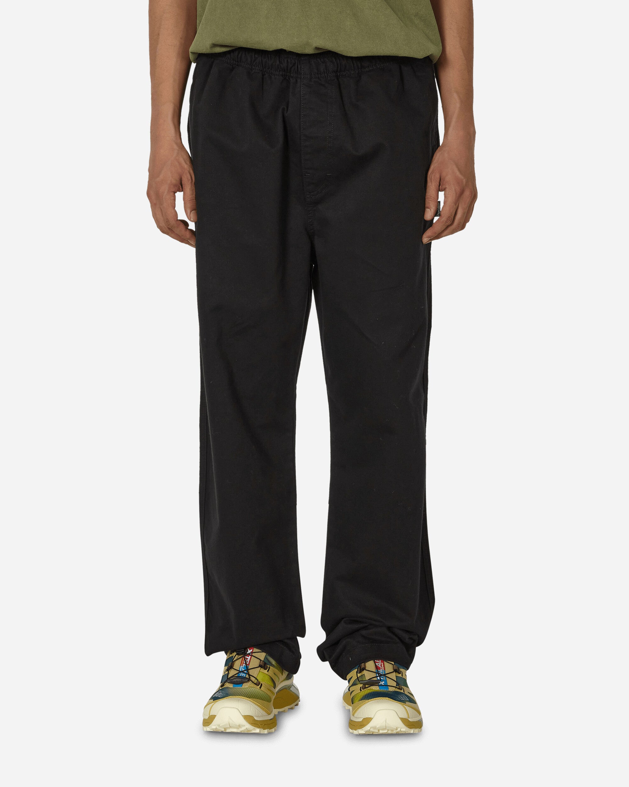 Stüssy Brushed Beach Pant Black Pants Casual 116553 0001