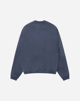 Stüssy Stu Applique Crew Blue Sweatshirts Crewneck 118577 0801