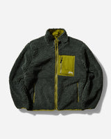 Stüssy Sherpa Reversible Jacket Green Coats and Jackets Fleece Jackets 118529SJ 0401