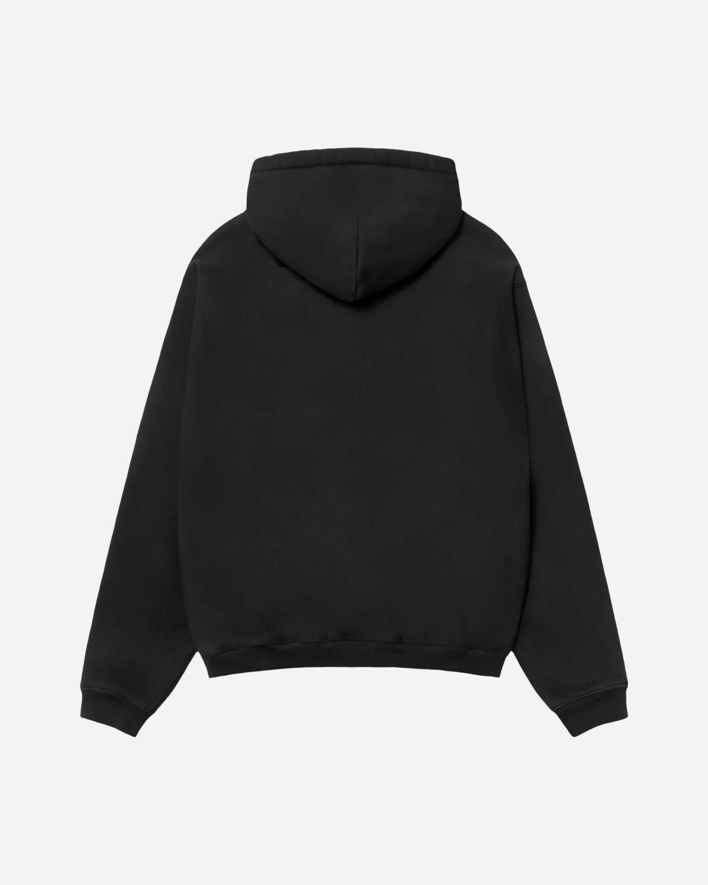 Stüssy Stu Applique Hood Black Sweatshirts Hoodies 118578 0001