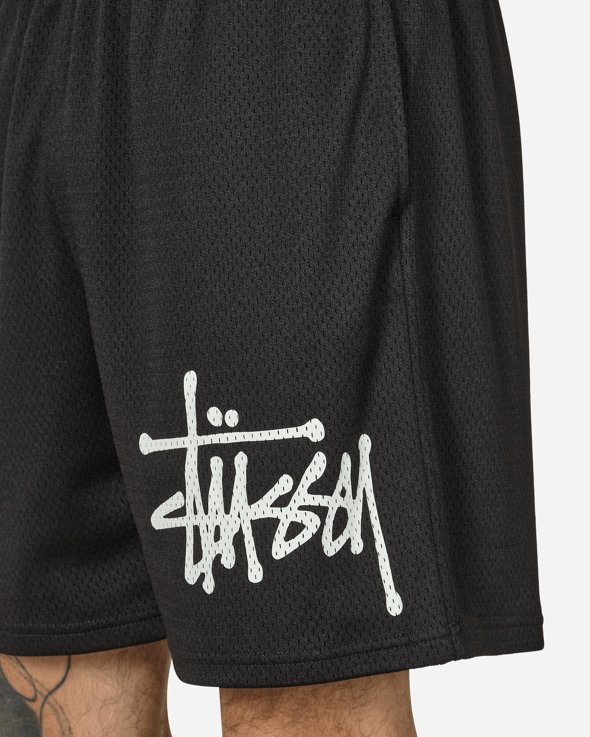 Stüssy Mesh Short Big Basic Black Shorts Short 112285 0001