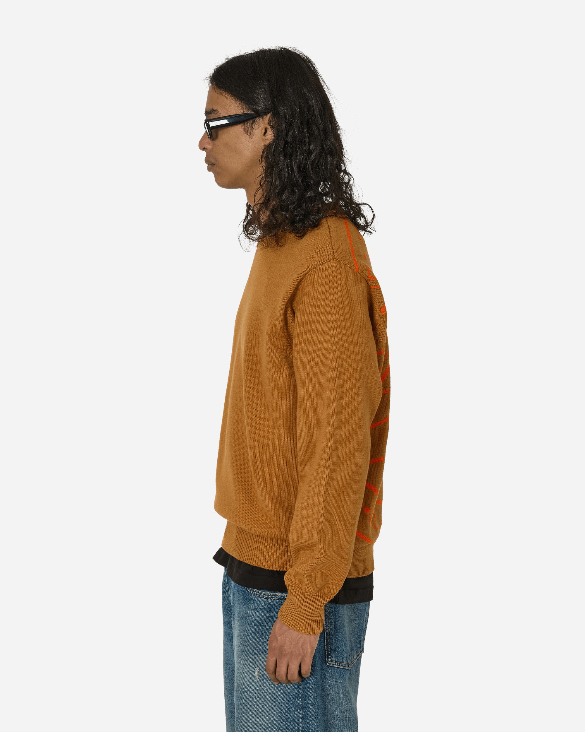 Stüssy Laguna Icon Sweater Tan Knitwears Sweaters 117223SJ 1005