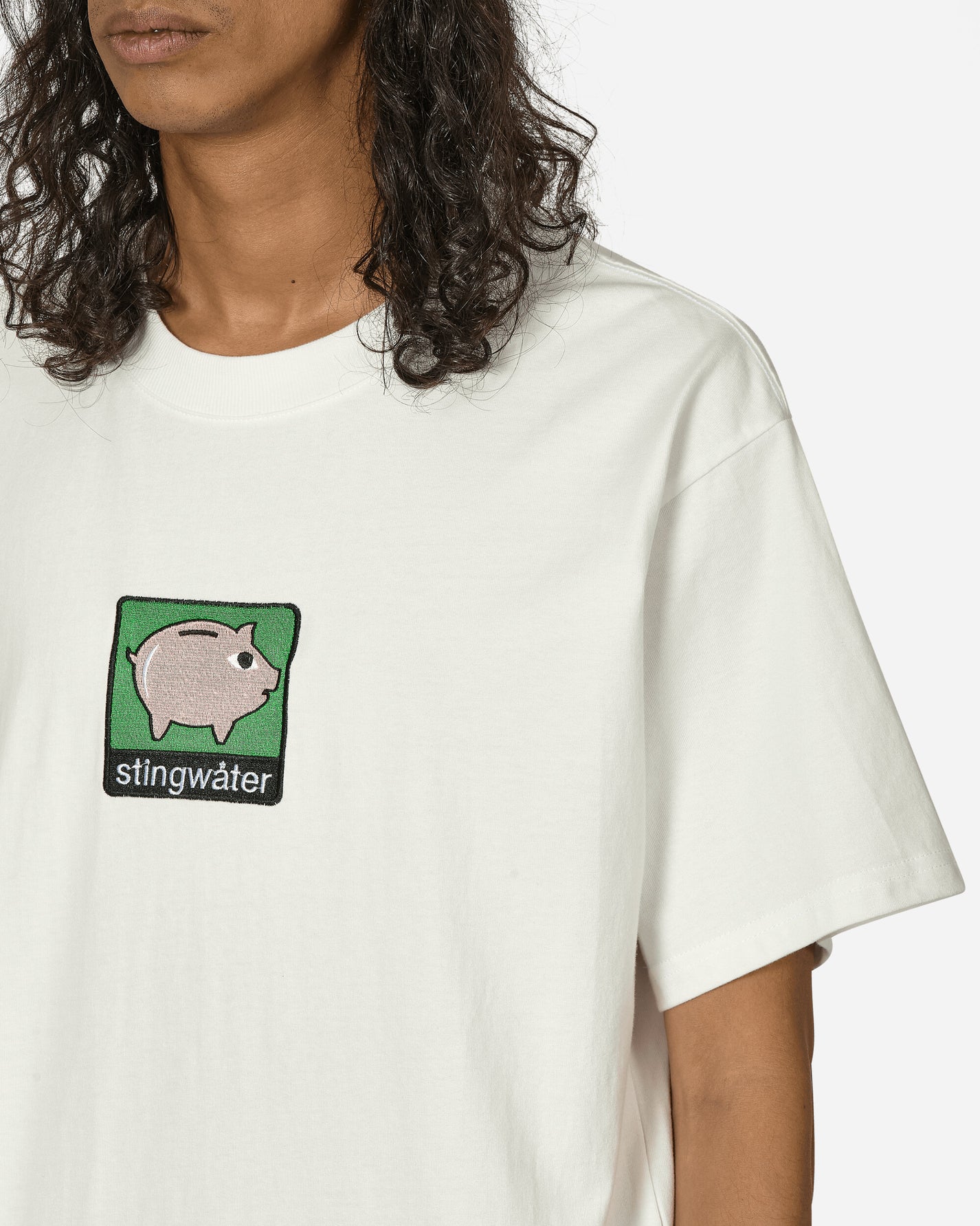 Stingwater Piggy Bank T-Shirt White T-Shirts Shortsleeve PIGGYTEE WHT