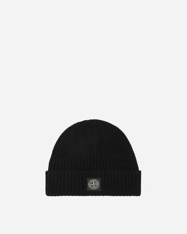 Stone Island Wool Beanie Black Hats Beanies 8115N10B5 A0029