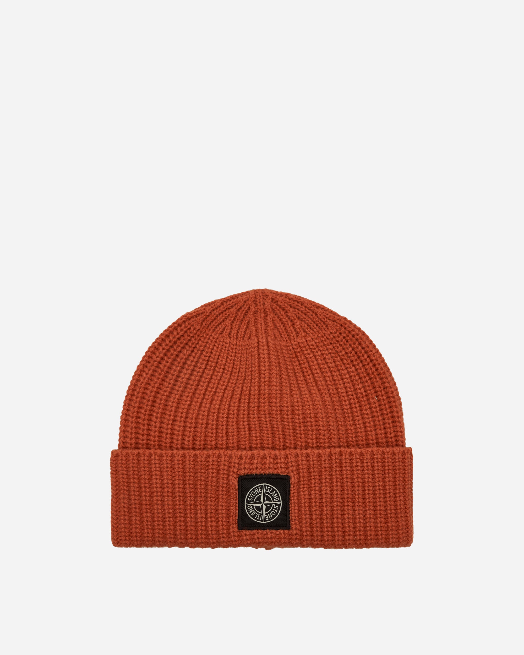 Stone Island Wool Beanie Orange Hats Beanies 8115N10B5 V0032