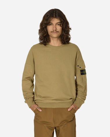 Stone Island Arm Pocket Sweatshirt Biscuit Sweatshirts Crewneck 811563920 V0094