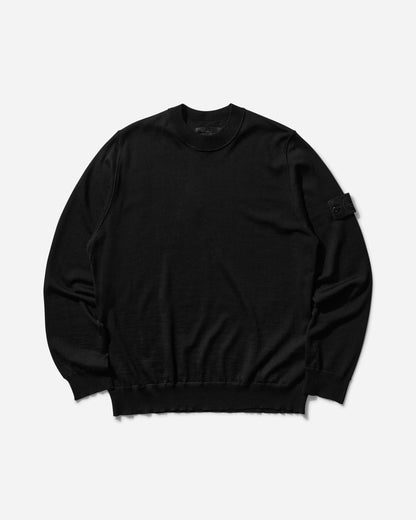 Stone Island Crew Neck Black Sweatshirts Crewneck K1S15-5100066-S00FC V0029