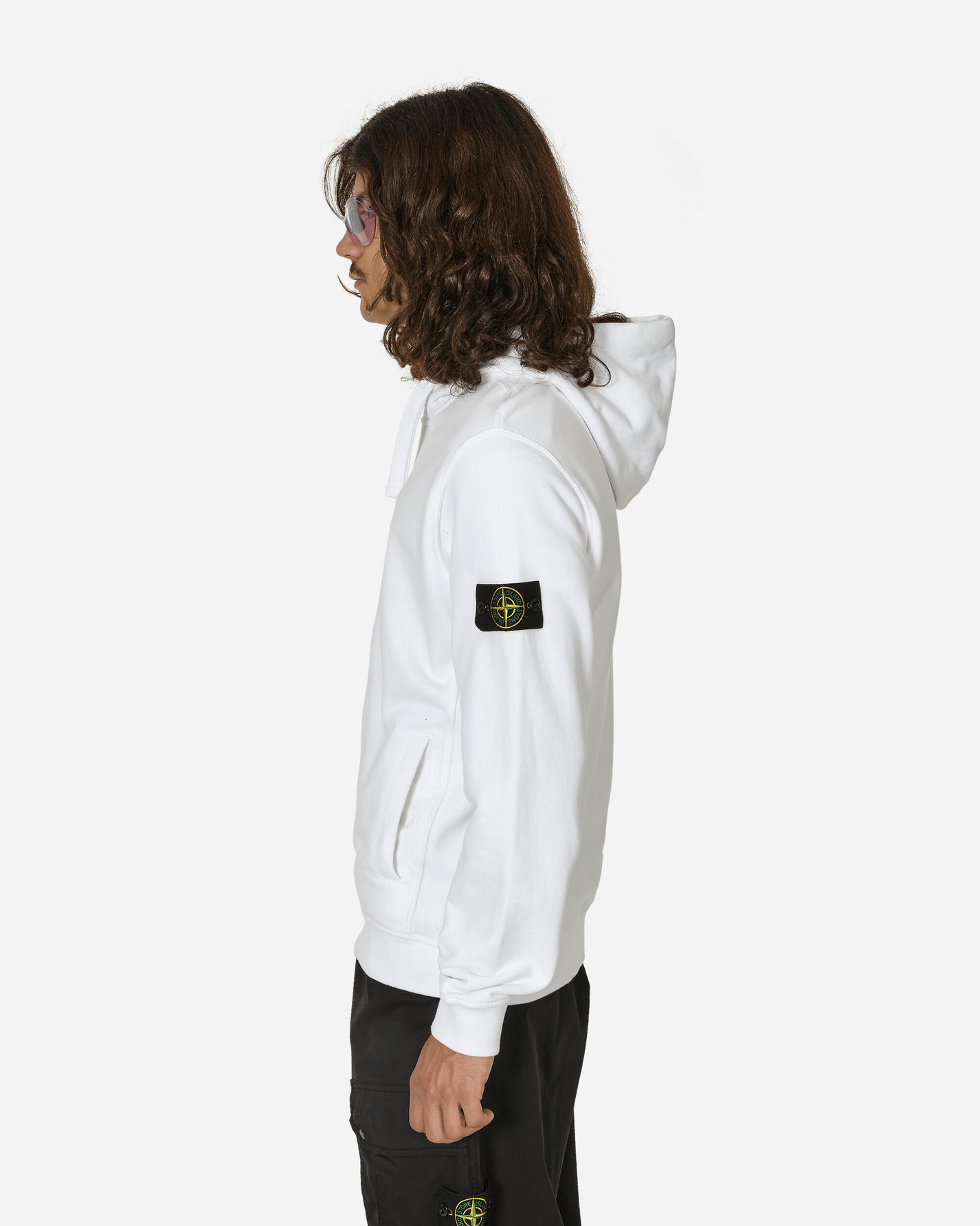 Stone Island Hoodie White Sweatshirts Hoodies 811560820 V0001