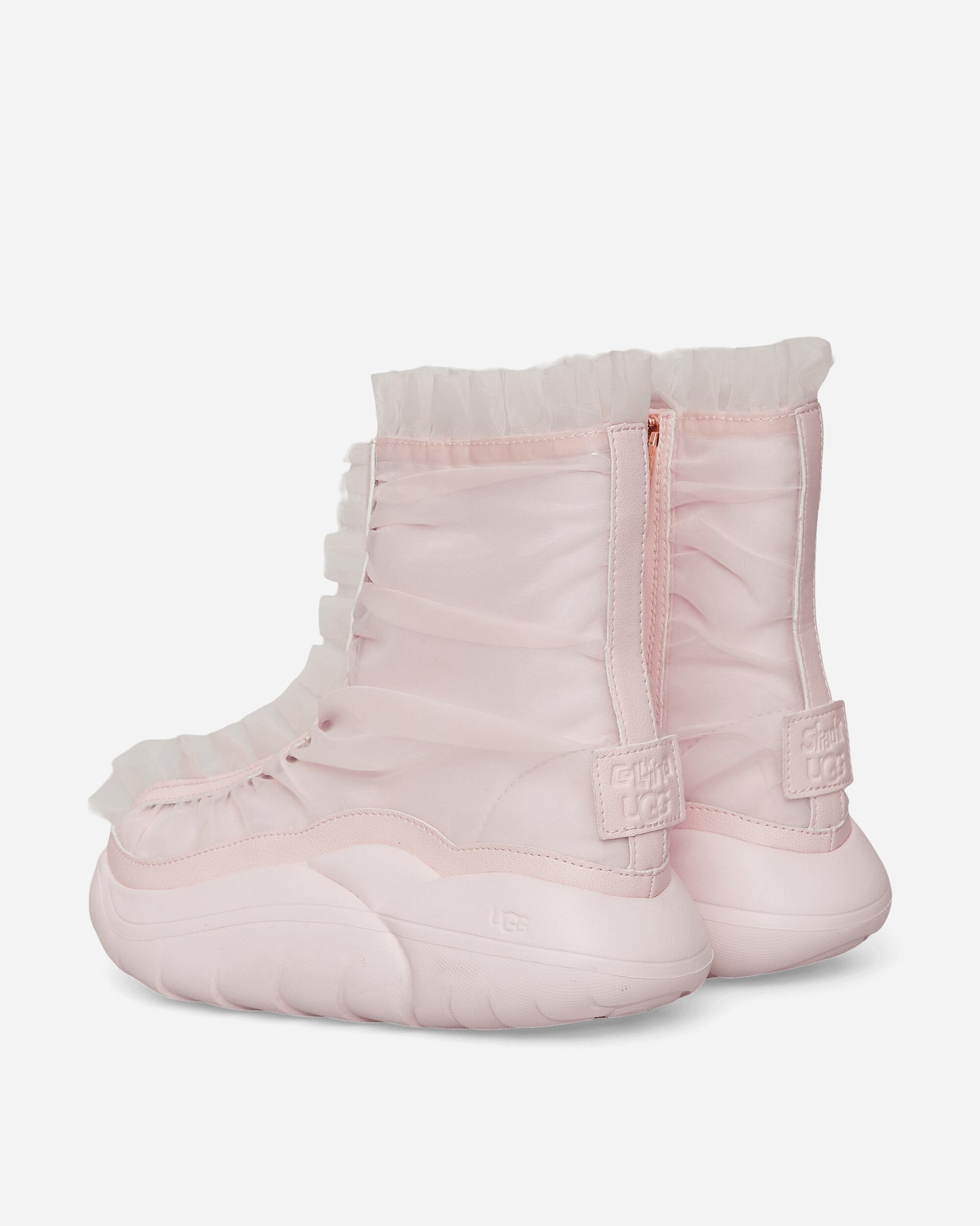 UGG Ugg Cs Ruffle Boot Short Seashell Pink Boots Mid Boot 1170290 SLPN