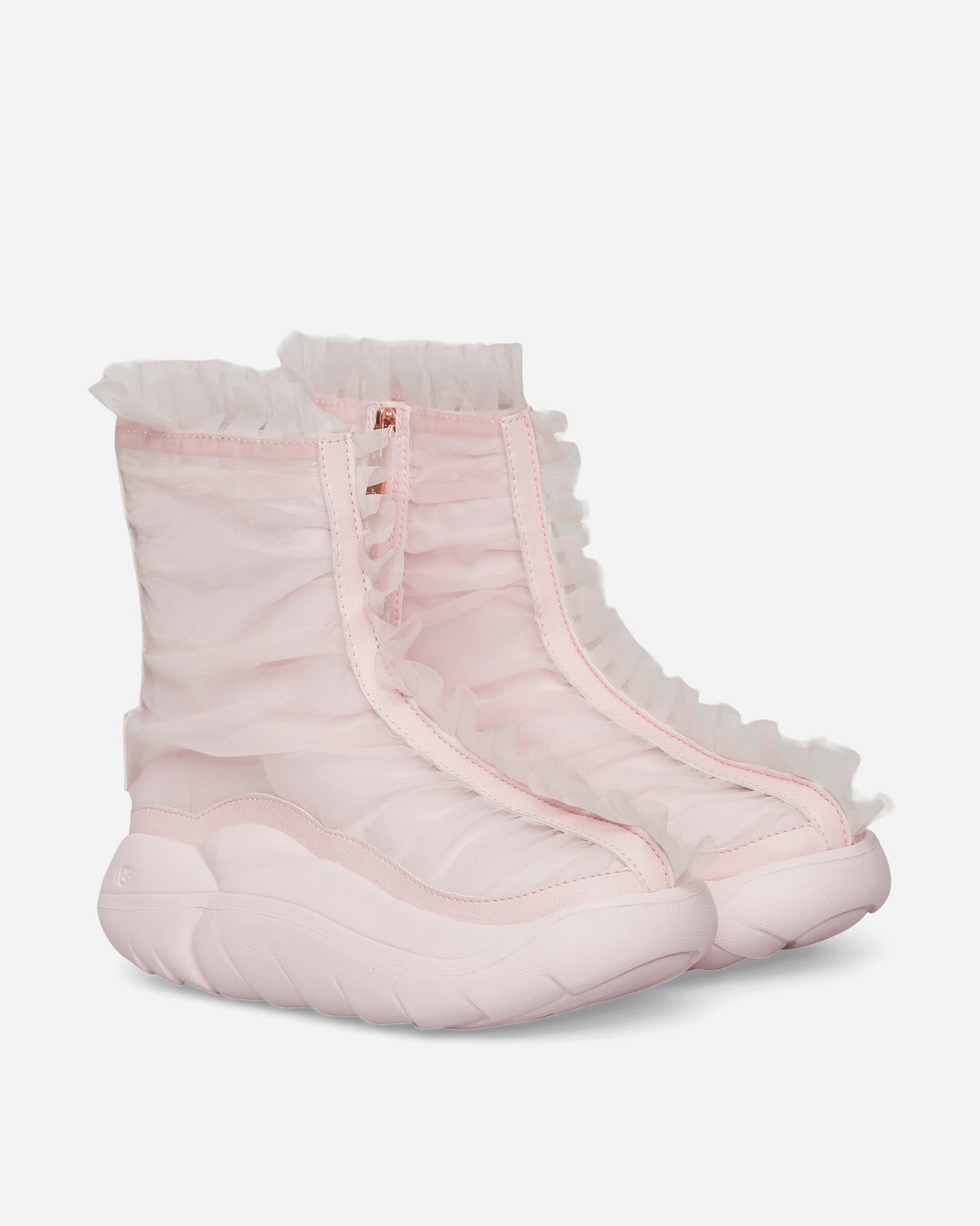 UGG Ugg Cs Ruffle Boot Short Seashell Pink Boots Mid Boot 1170290 SLPN