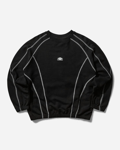 Umbro Sport Crew Neck Black Sweatshirts Crewneck UBMW010FA01 BLK0001