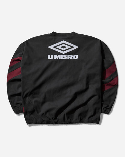 Umbro 1993 Drill Polo Washed Garment Black Burgundy T-Shirts Polo UBMW0156FA110 BLK0022