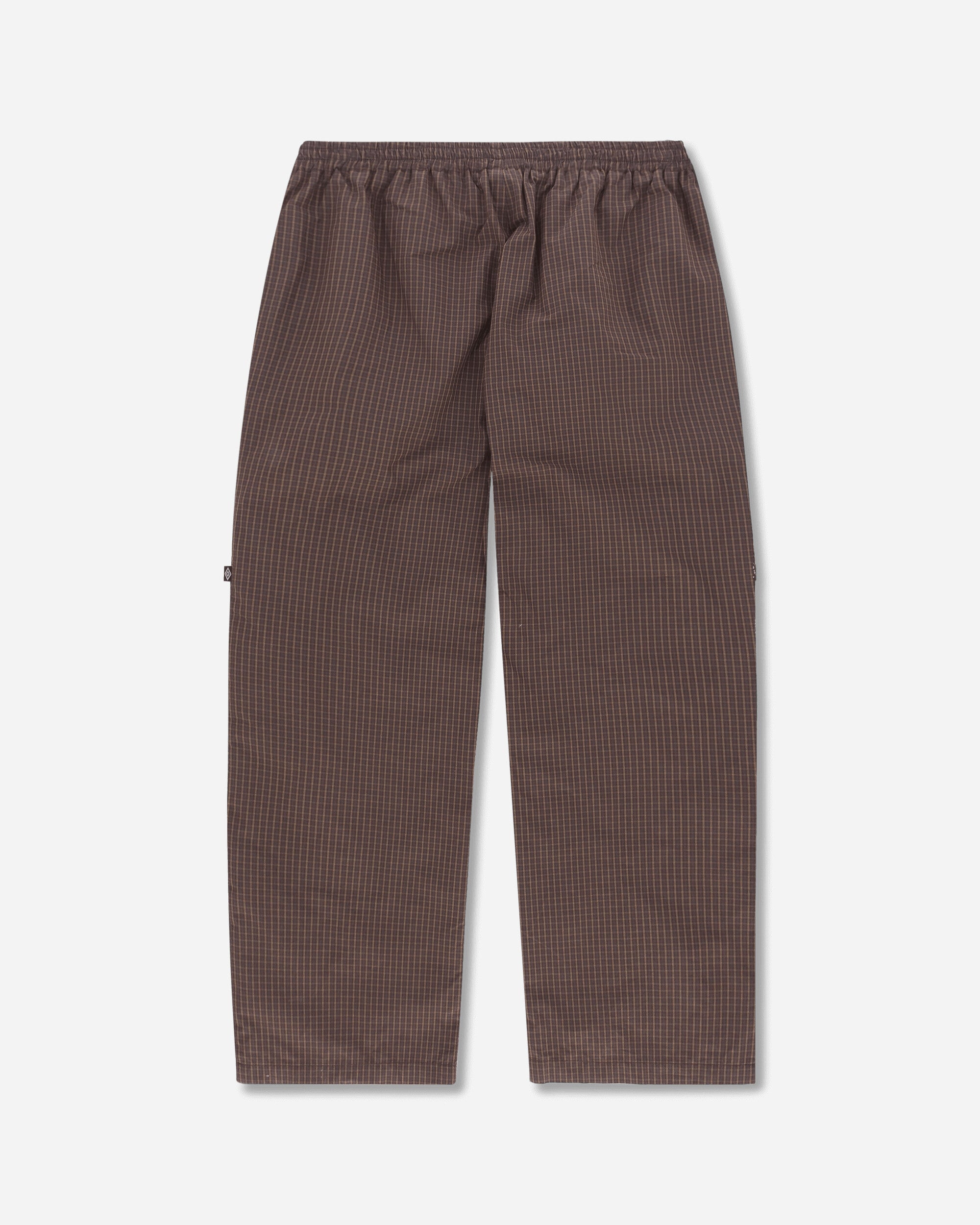 Umbro Mini Check Double Knee Pants Check Brown Pants Trousers UBMW0148FA102 BRW0022