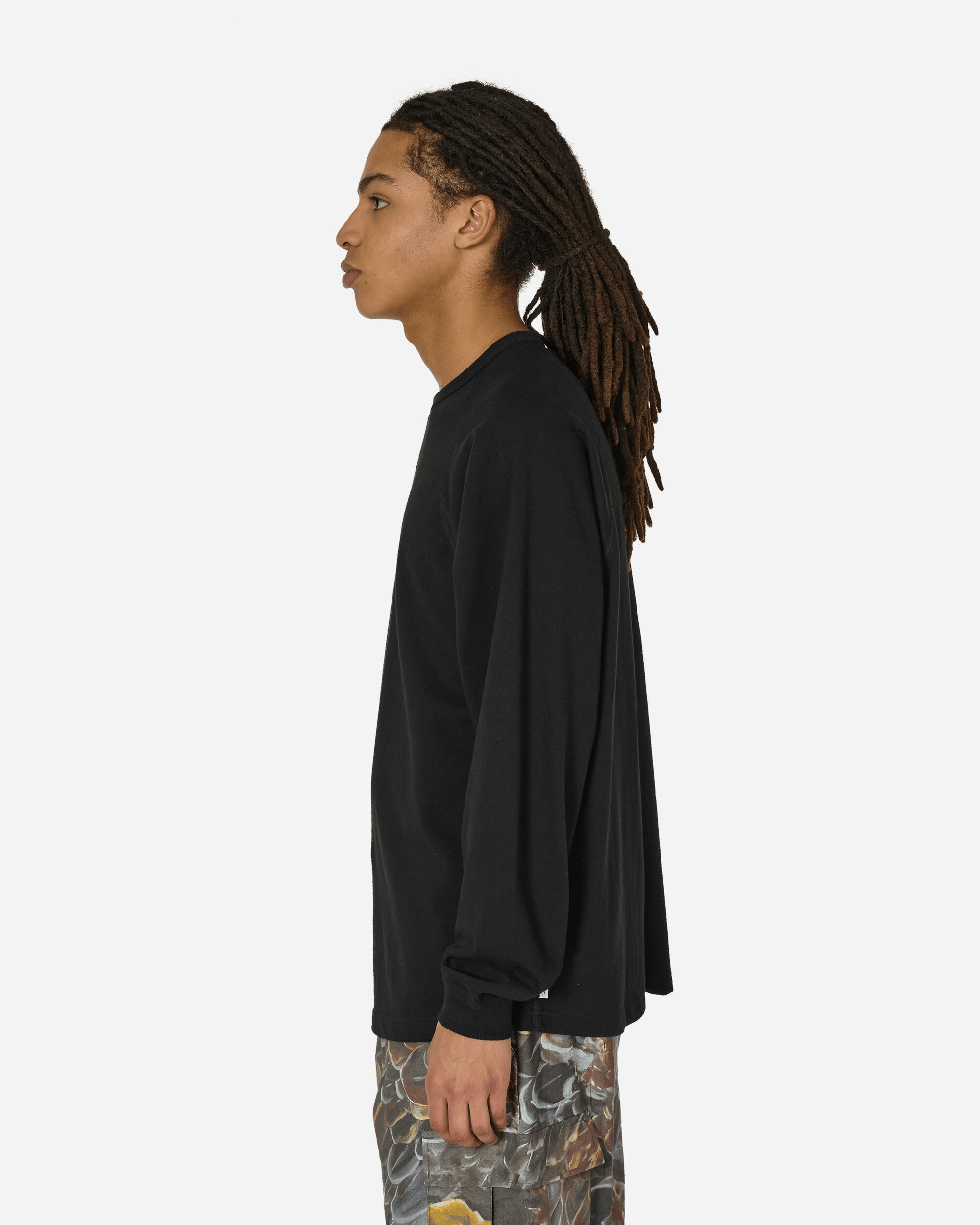 WTAPS Dt Cut & Sewn Black T-Shirts Longsleeve 241ATDT-CSM17 BLK