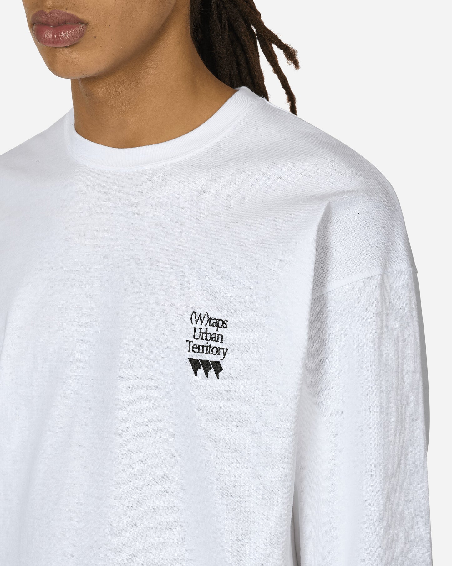 WTAPS Dt Cut & Sewn White T-Shirts Longsleeve 241ATDT-CSM15 WHT