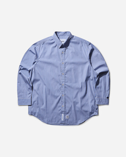 WTAPS Shirts 06 Blue Shirts Longsleeve Shirt 242TQDT-SHM02 001