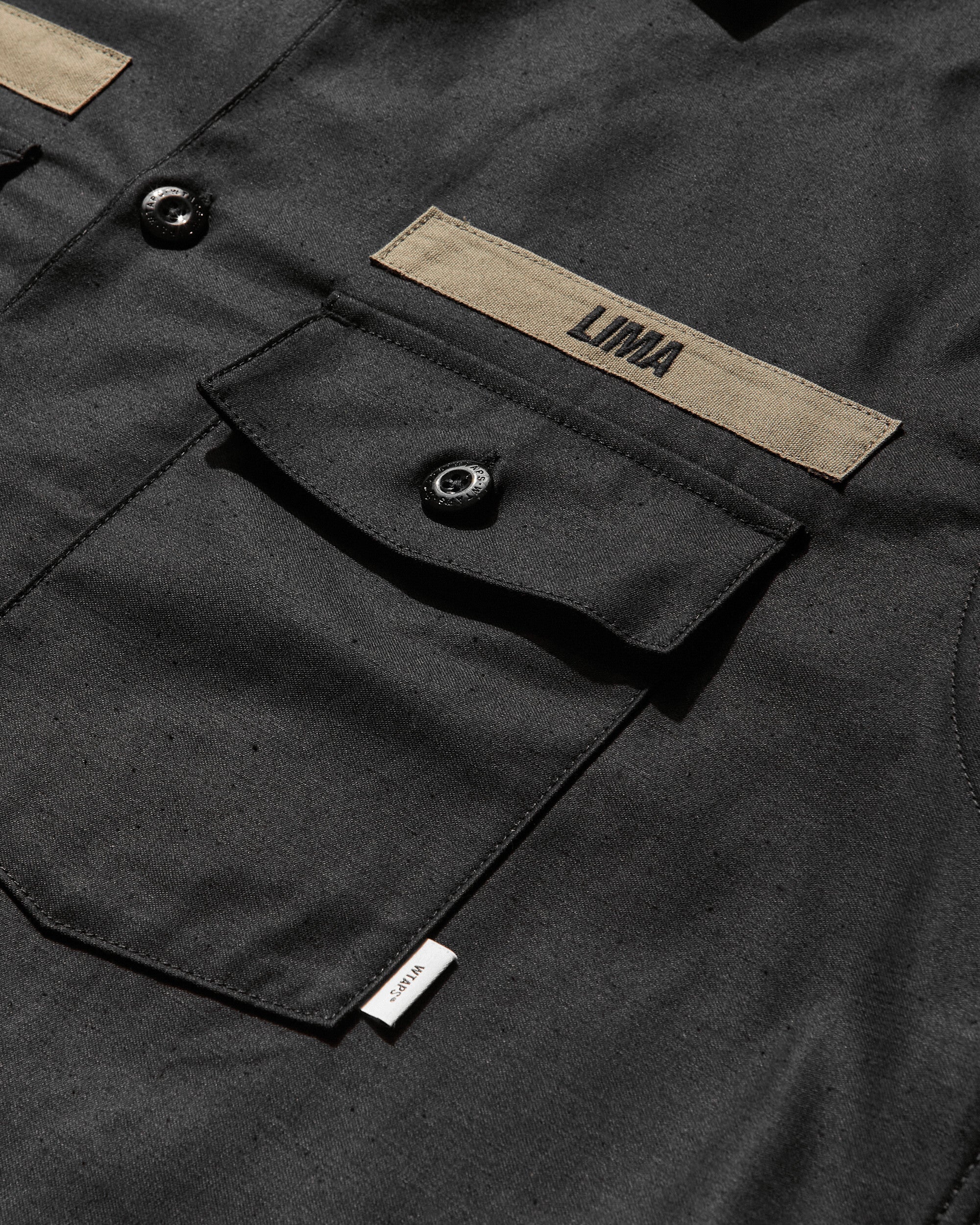 WTAPS Shirts 10 Black Shirts Longsleeve Shirt 242WVDT-SHM01 001