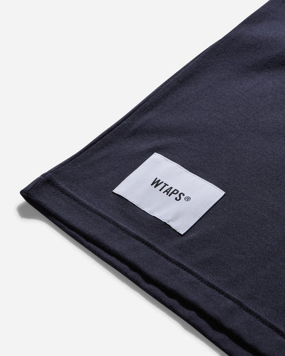 WTAPS Cut & Sewn 05 Navy T-Shirts Shortsleeve 242ATDT-CSM05 002