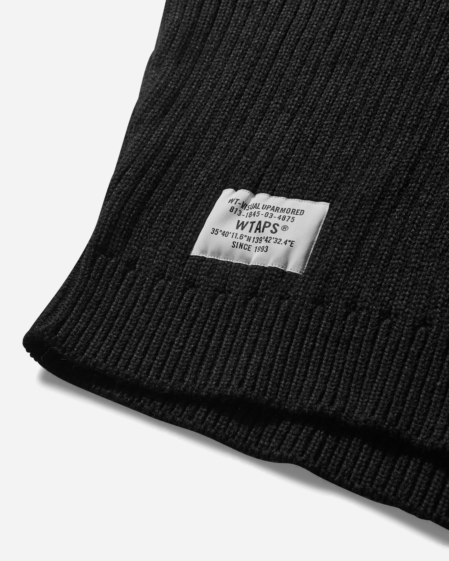 WTAPS Knit 03 Black Sweatshirts Zip-Ups 242MADT-KNM03 001