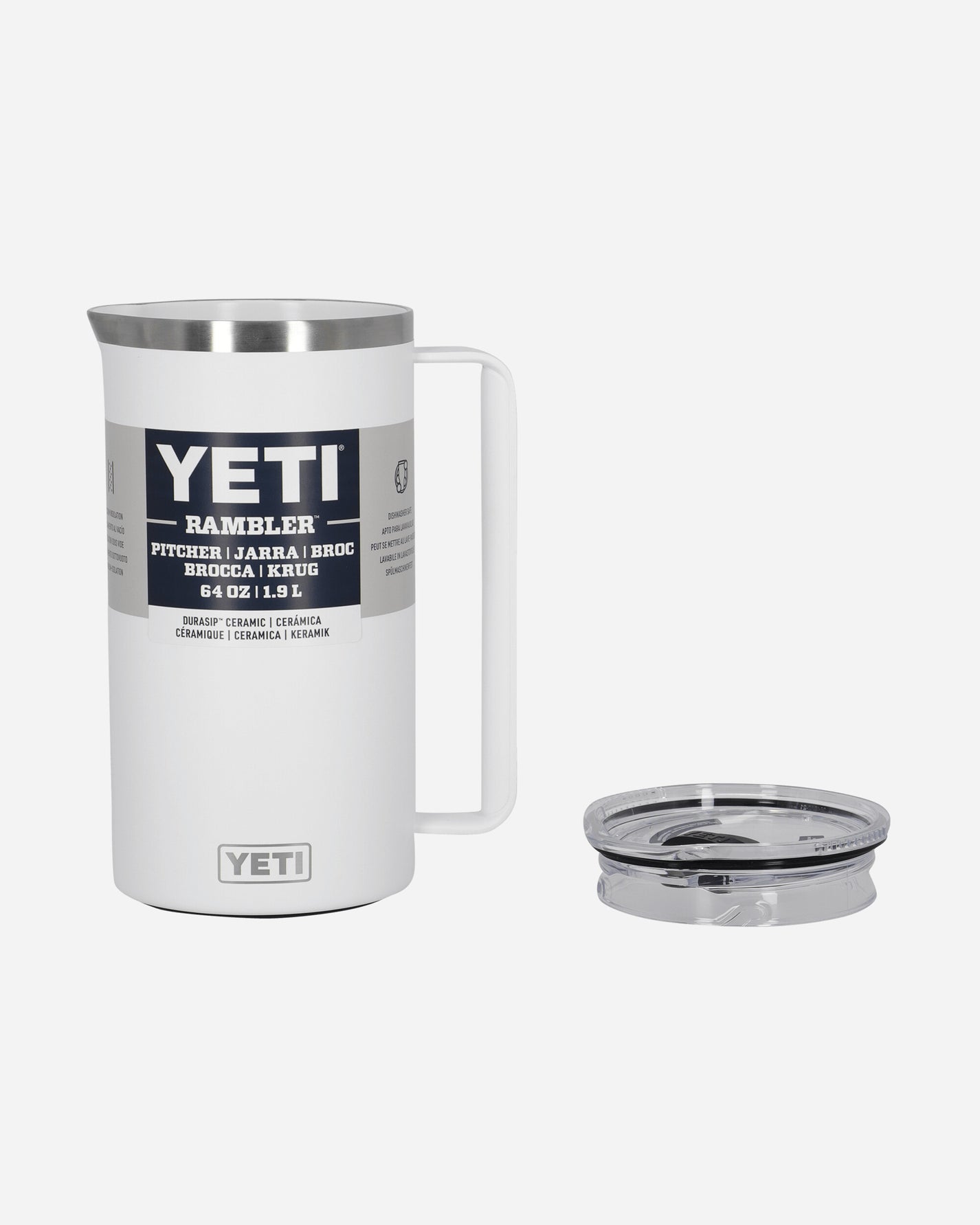 YETI Pitcher 64oz White Equipment Camping Gear 70000003659 WHT