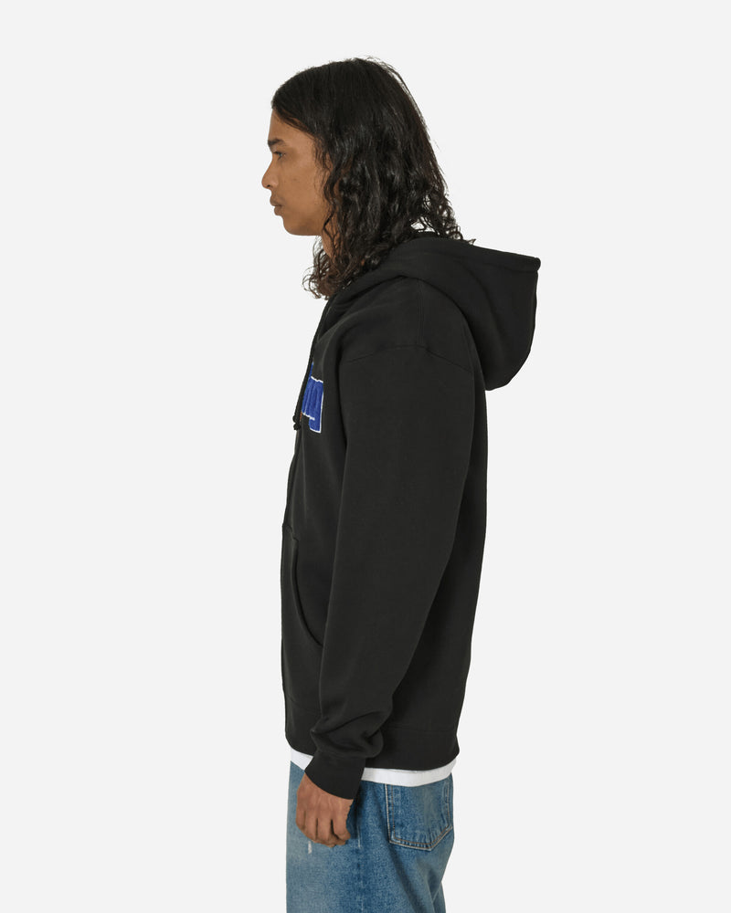 aNYthing Speedball Applique Logo Zip-Up Black Sweatshirts Zip-Ups ANY-085 BK