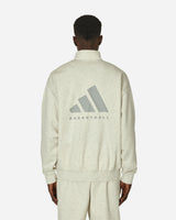 adidas Adi Bb 1/2 Zip Cream White Mel Sweatshirts Crewneck IW1625 001