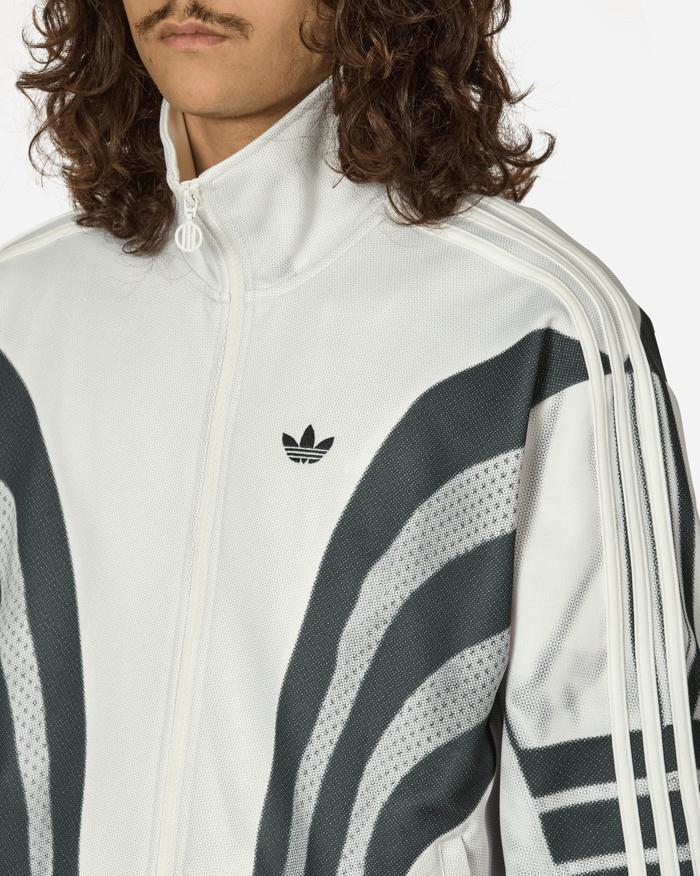 adidas Prm Q3 Print Tt Cloud White Coats and Jackets Jackets IZ1640