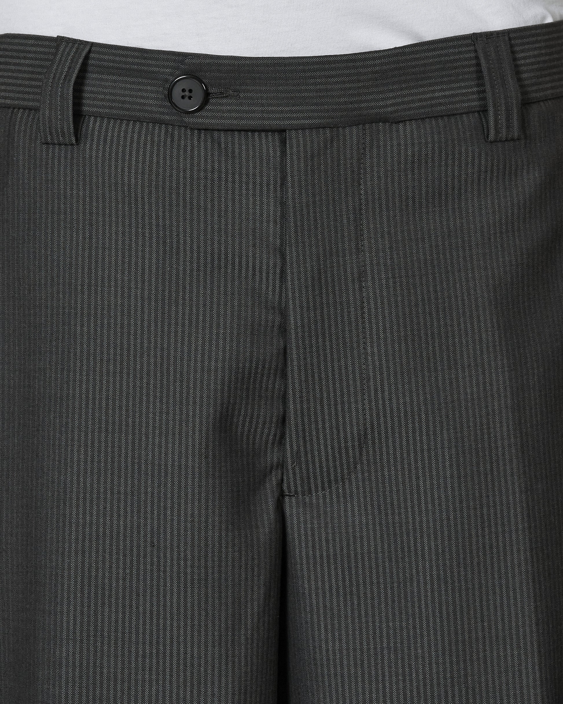 mfpen Studio Trousers Grey Stripe Pants Casual M124-41  1