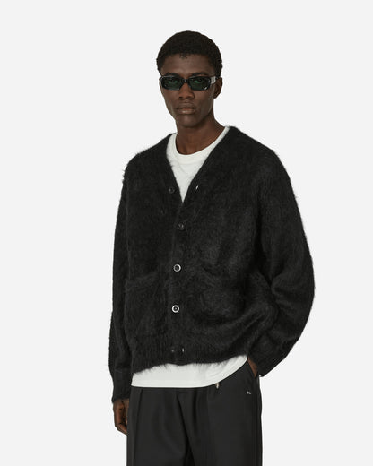 sacai Sacai Gonz Mohair Knit Cardigan Black Knitwears Cardigans 24-03526M 001