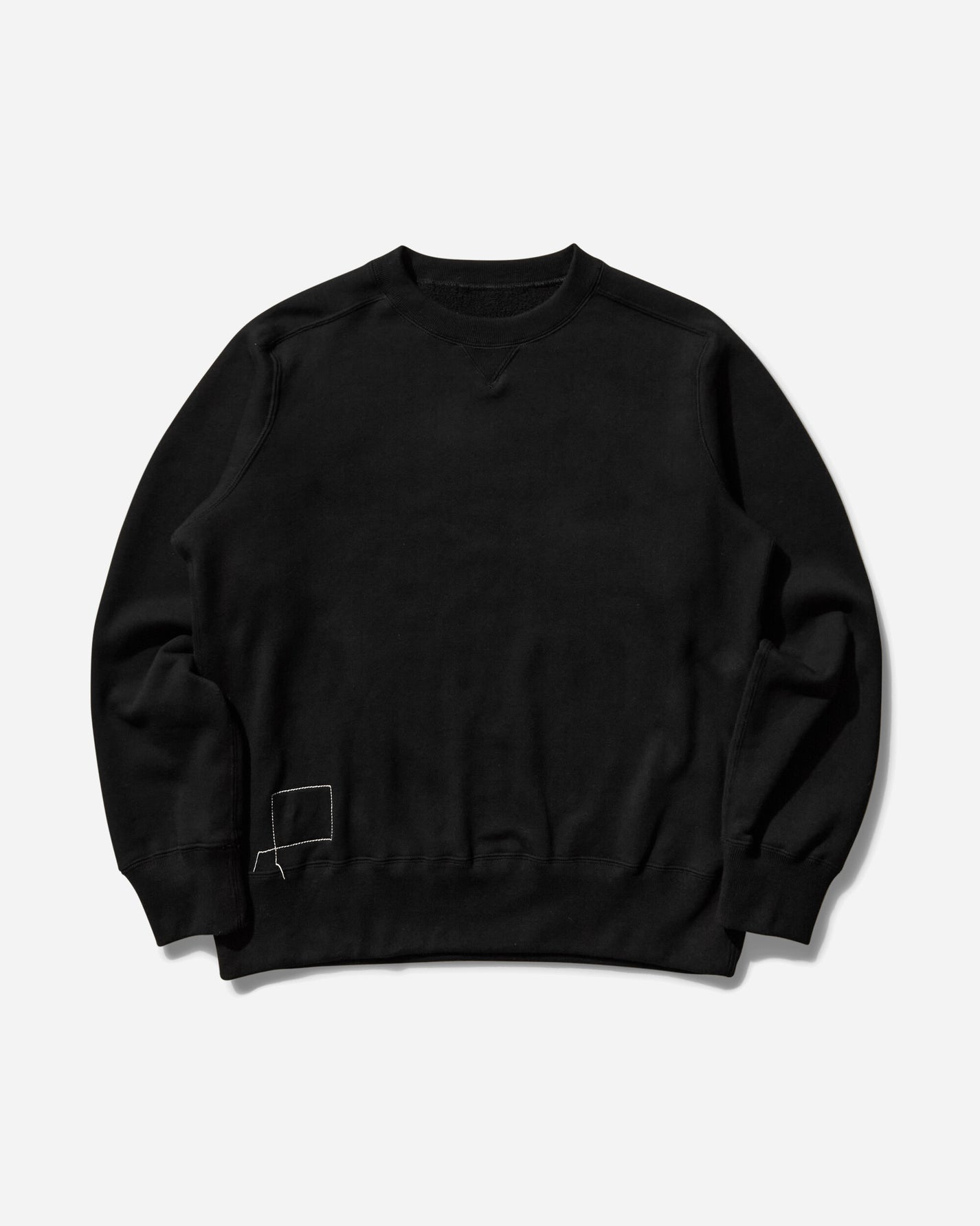 sacai Wtaps Print Pullover Black Sweatshirts Crewneck 25-0926S 001