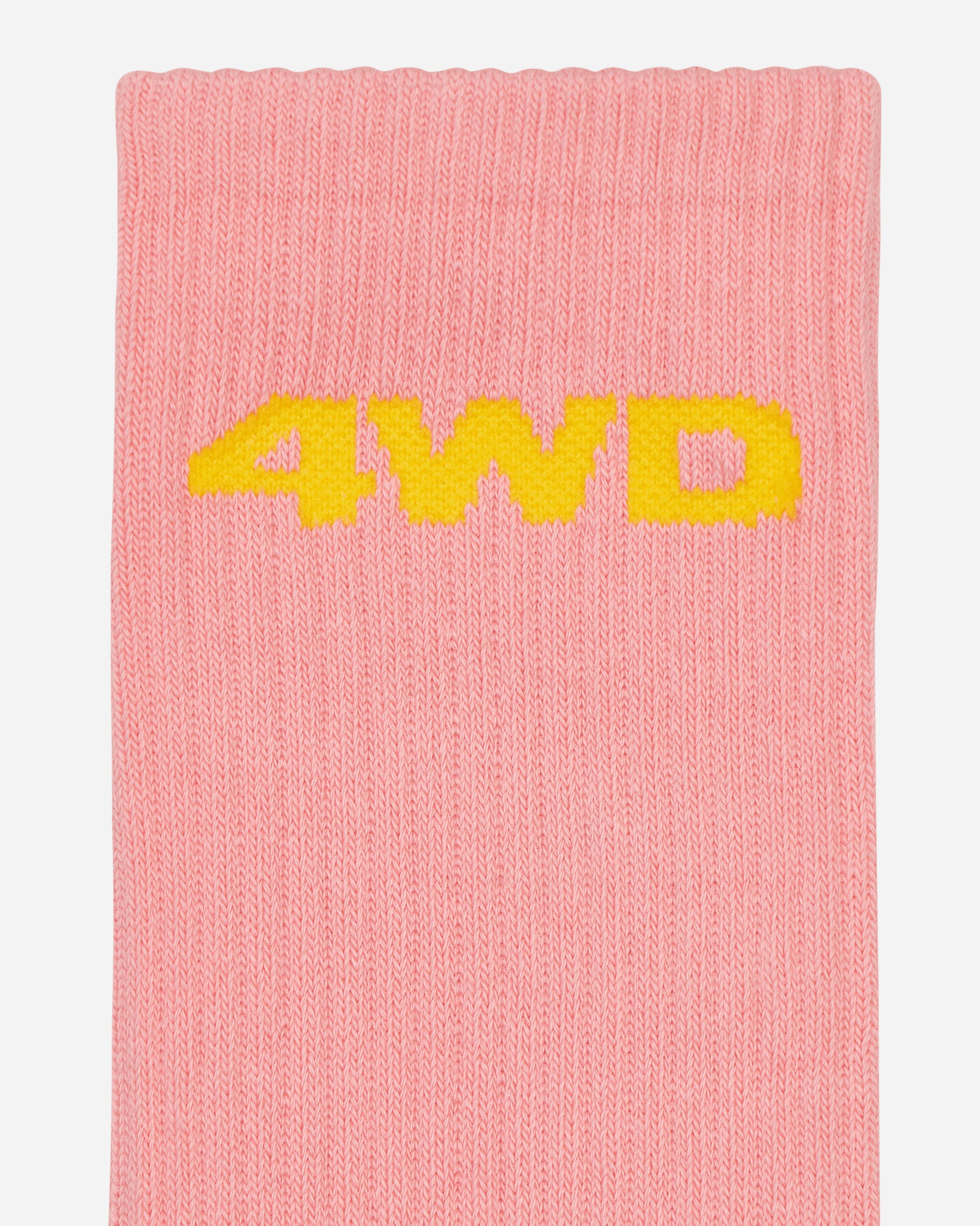 4 Worth Doing 4Wd Logo Socks Pink Underwear Socks 4WDSS23SC1 PINK