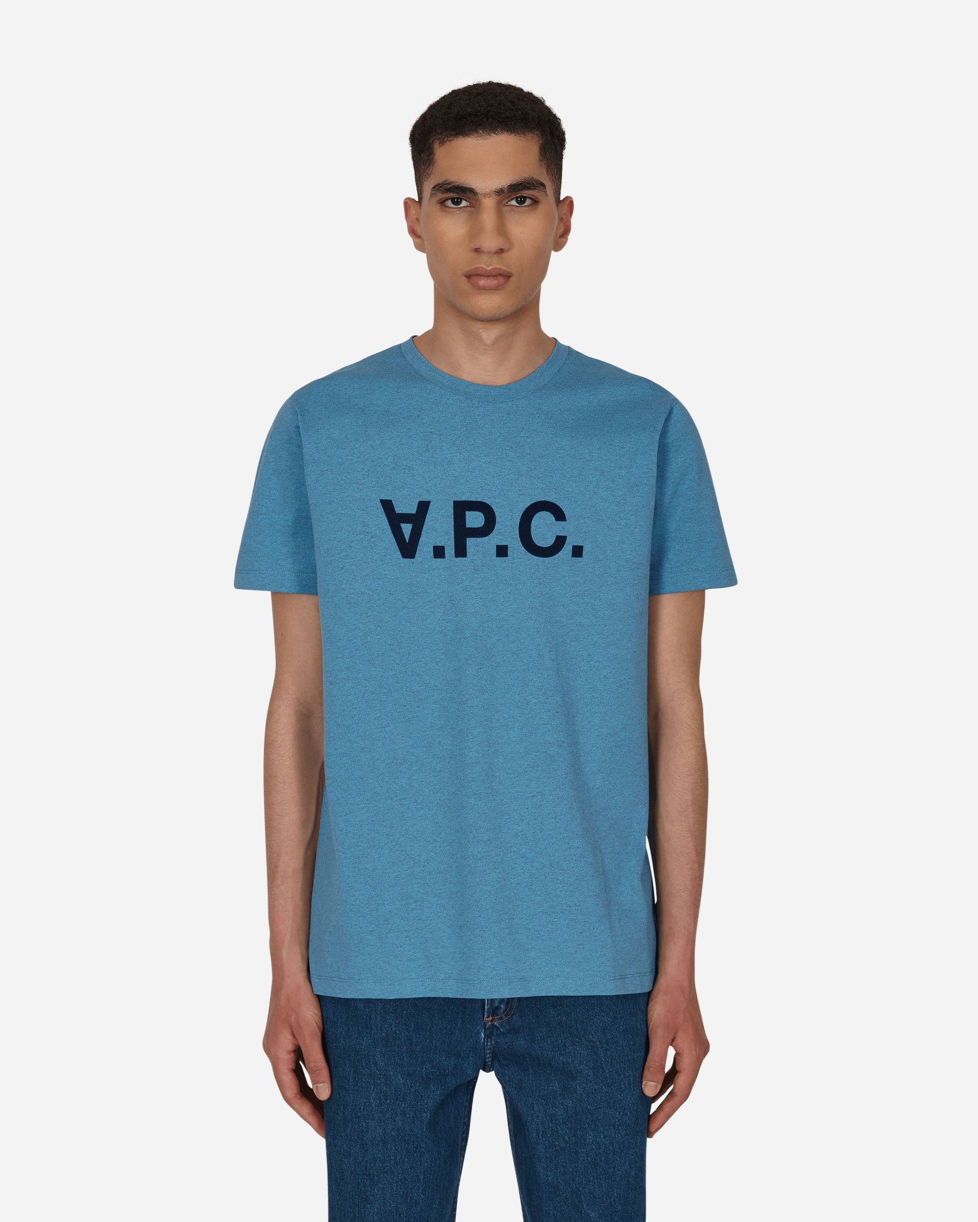 A.P.C. T-Shirt Lvpc Marine Chine T-Shirts Shortsleeve COEYA-H26943 PIA