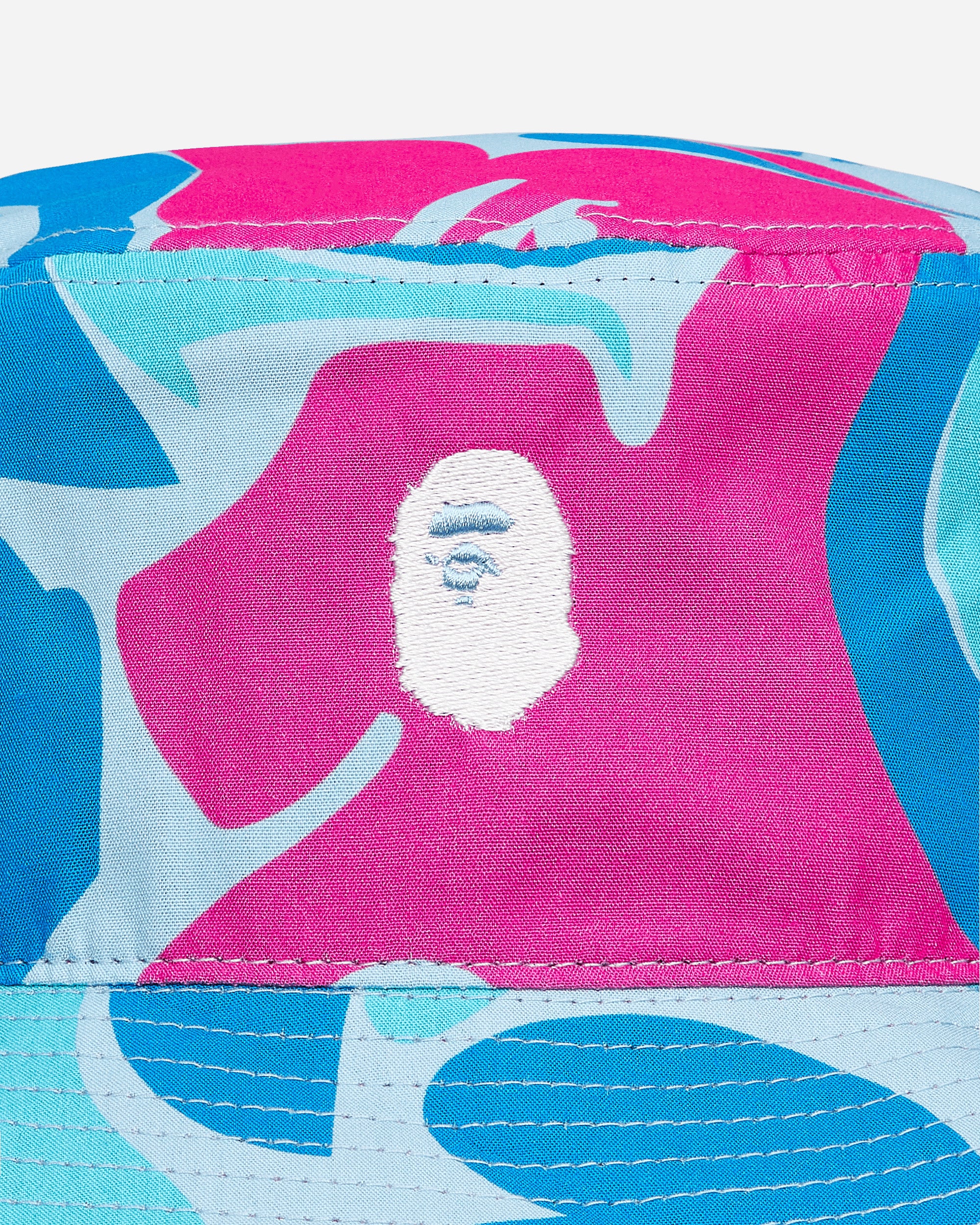 A Bathing Ape Marble Camo Blue Hats Bucket 1I30181007 BLUE