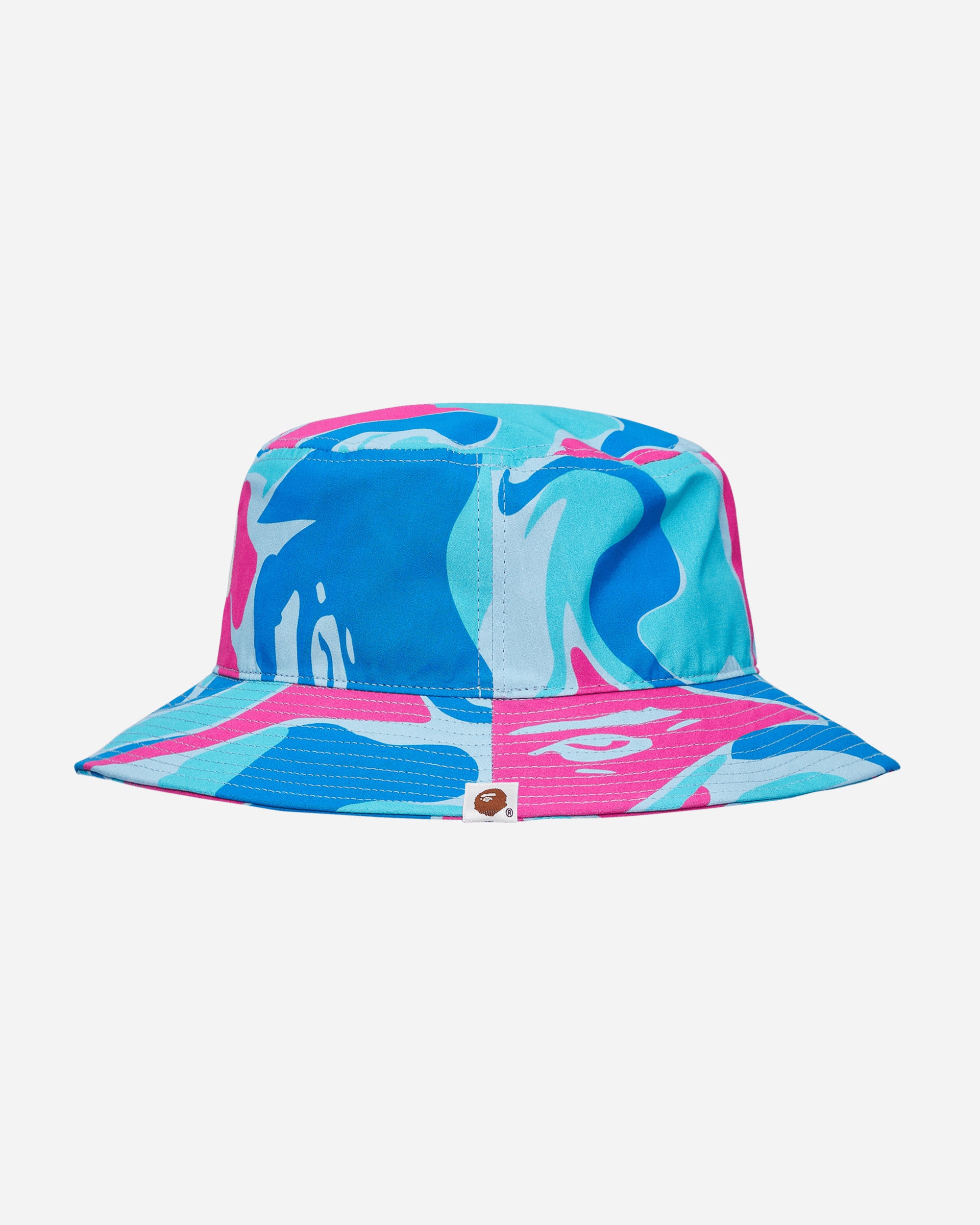 A Bathing Ape Marble Camo Blue Hats Bucket 1I30181007 BLUE